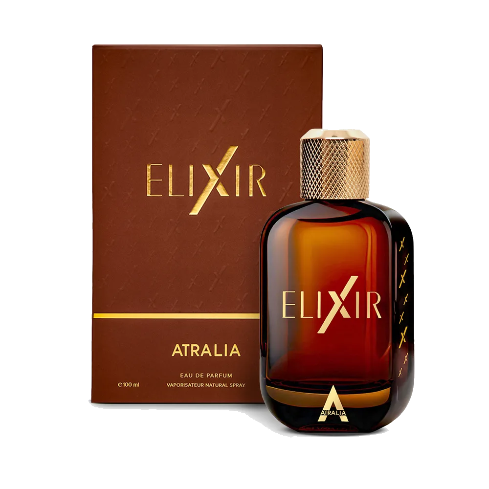 Atralia Elixir perfume with mint, lavender, amber and vanilla